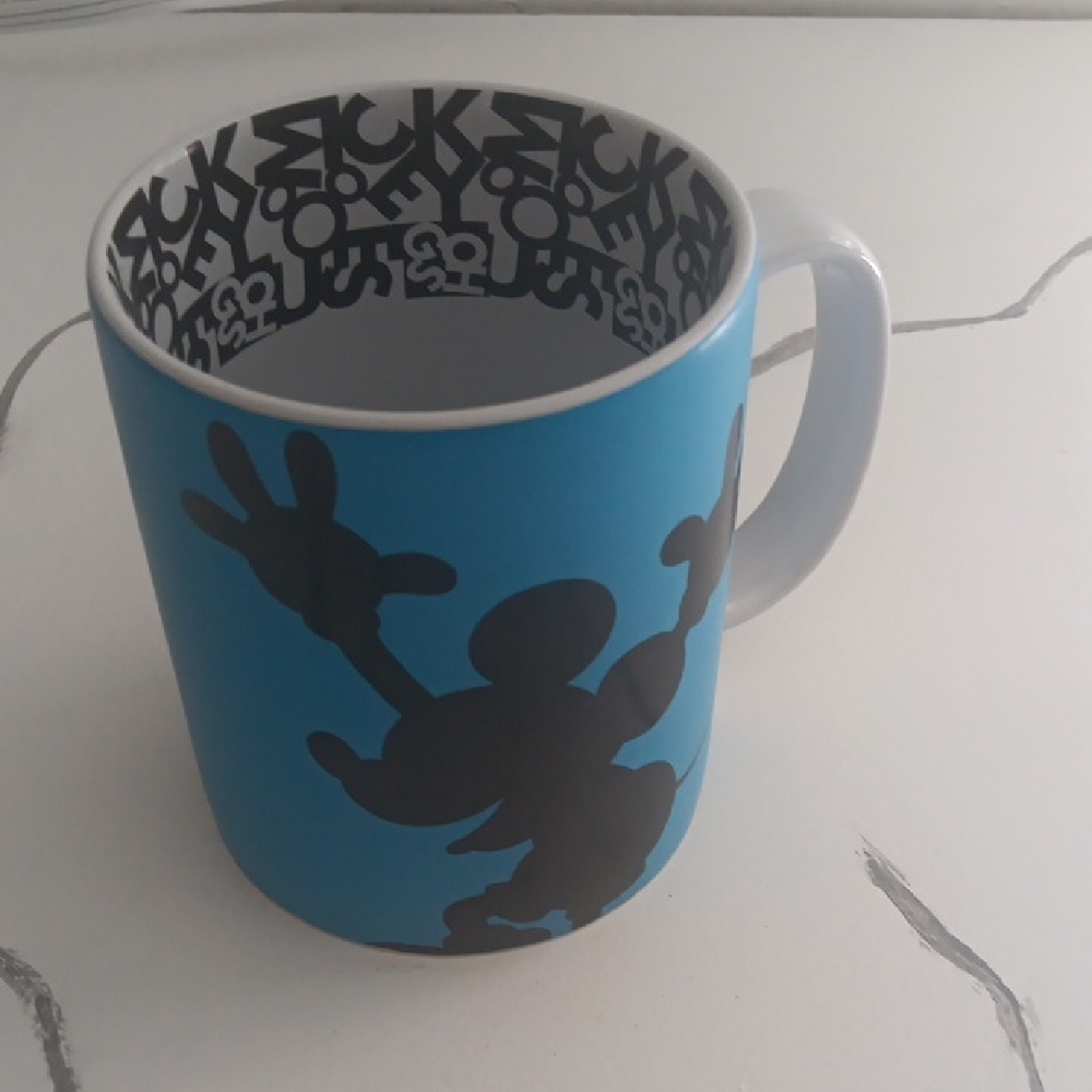 Disney Blue and Black Mickey Mouse Mug